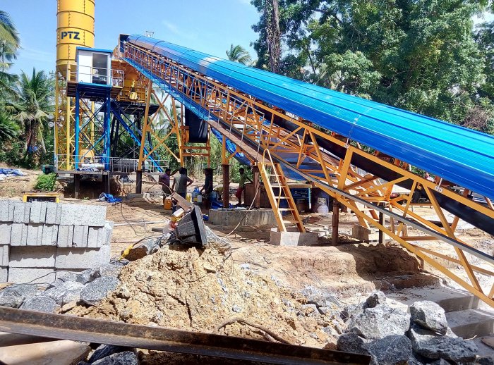 Шри-Ланка: строительство бетонного завода производительностью 60 куб.м./час